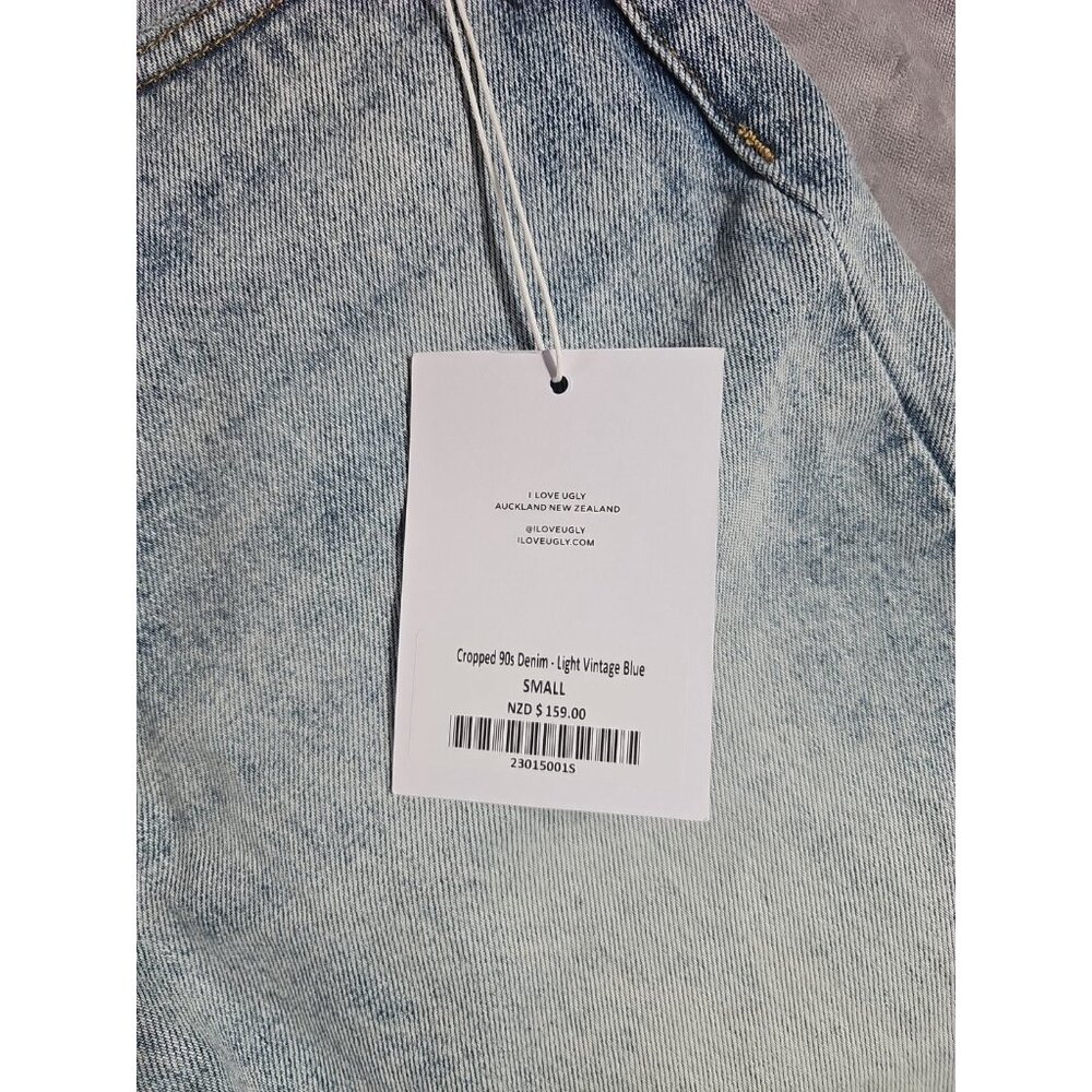 I Love Ugly Men's Light Blue Denim Jeans Size 30 Small "Fear Nothing"(HL91) - Picture 6 of 10